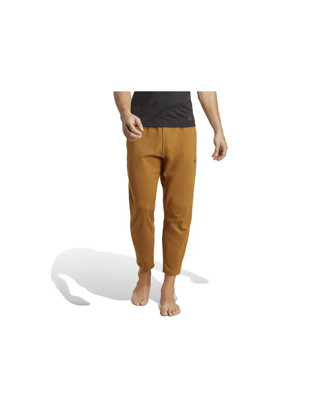 Pantalones de Yoga adidas Base Training Marrón Hombre