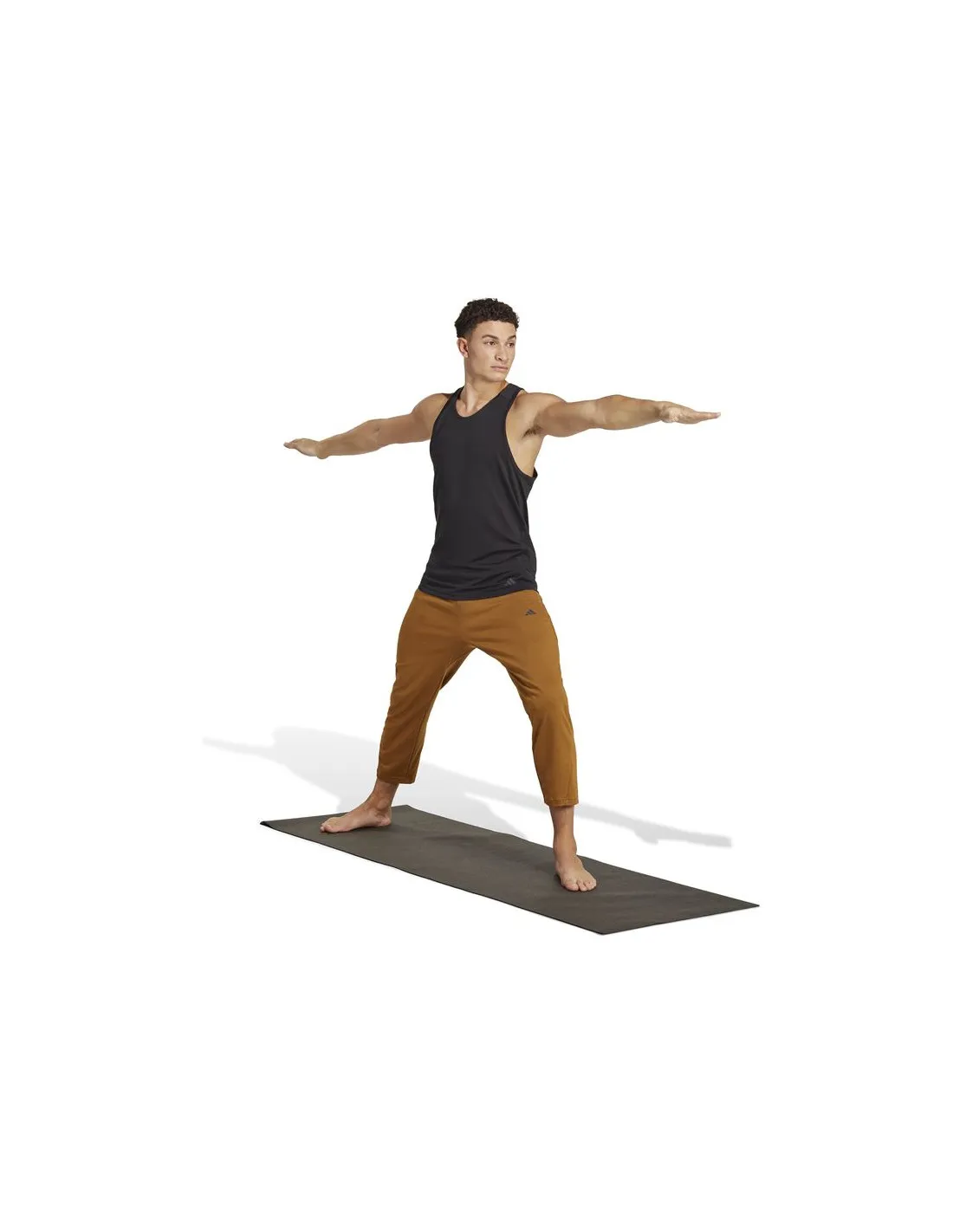 Pantalones de Yoga adidas Base Training Marrón Hombre