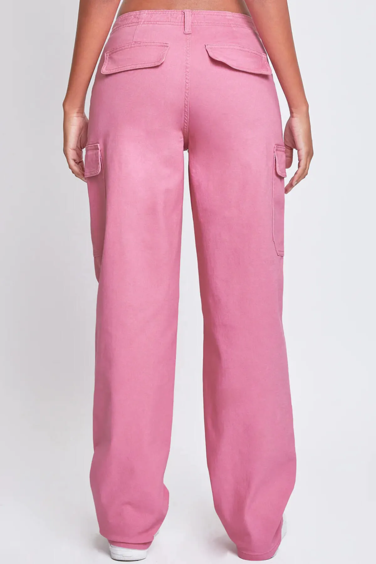 Pantalón cargo talle alto corte recto YMI