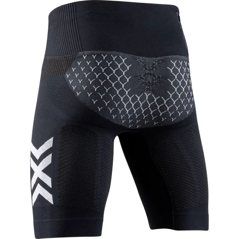 PANTALóN CORTO DE RUNNING XBIONIC TWYCE 4.0 PARA HOMBRE (NEGRO óPALO/BLANCO áRTICO)