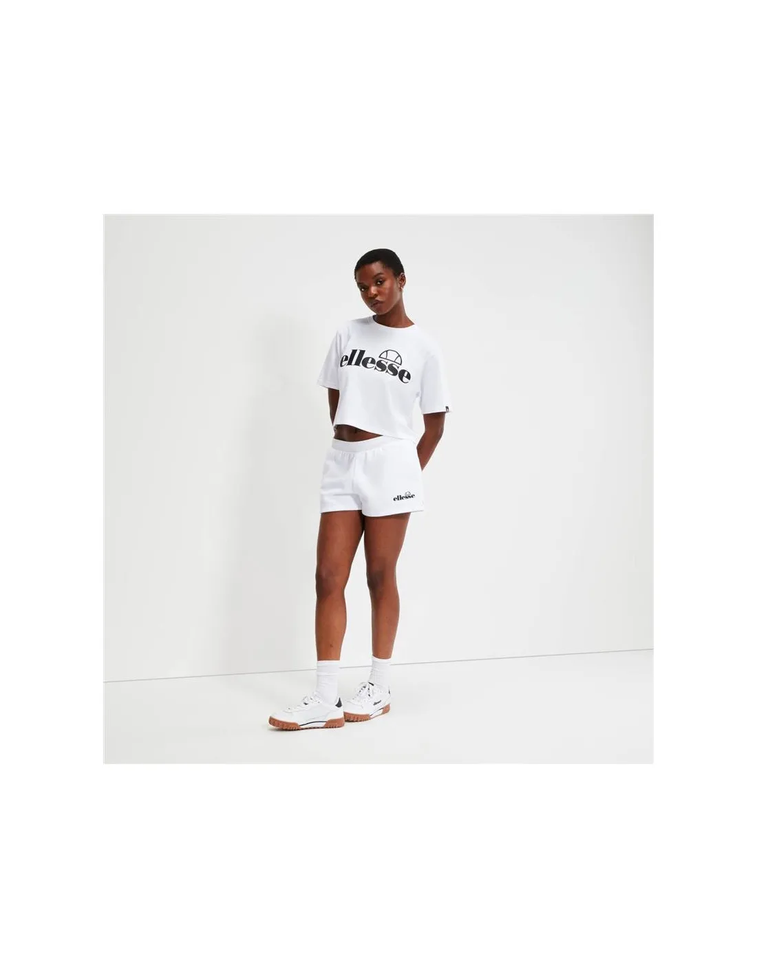 Pantalón Ellesse Kyrana Loopback Short Mujer Blanco