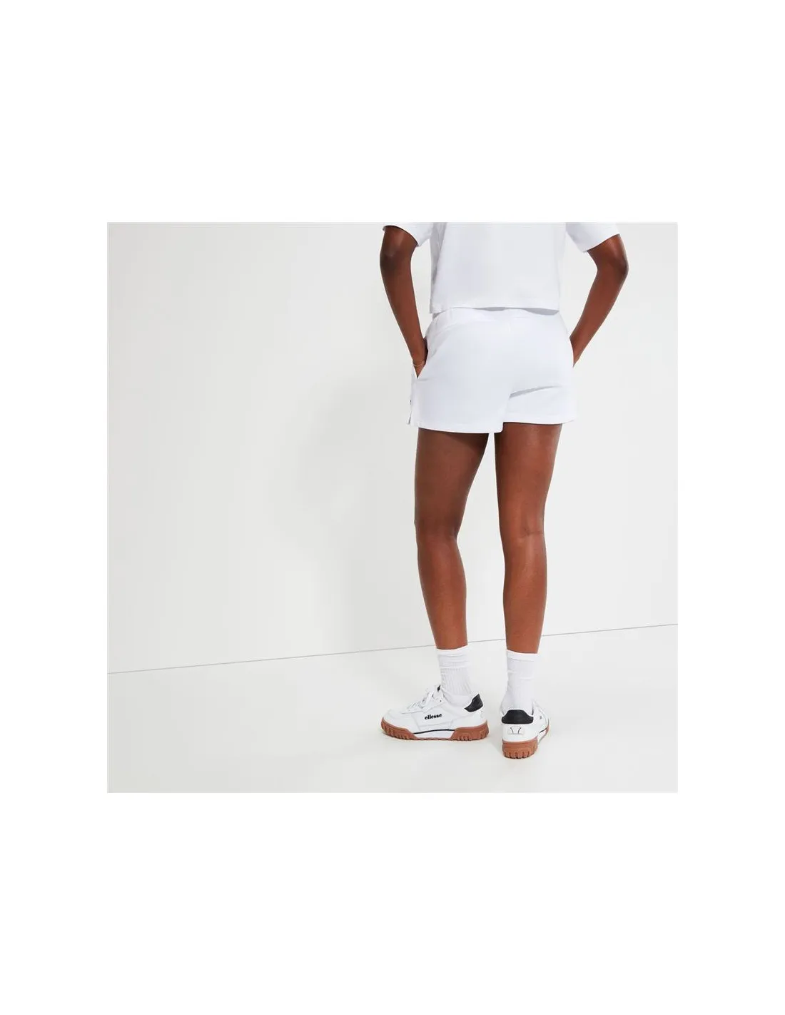 Pantalón Ellesse Kyrana Loopback Short Mujer Blanco