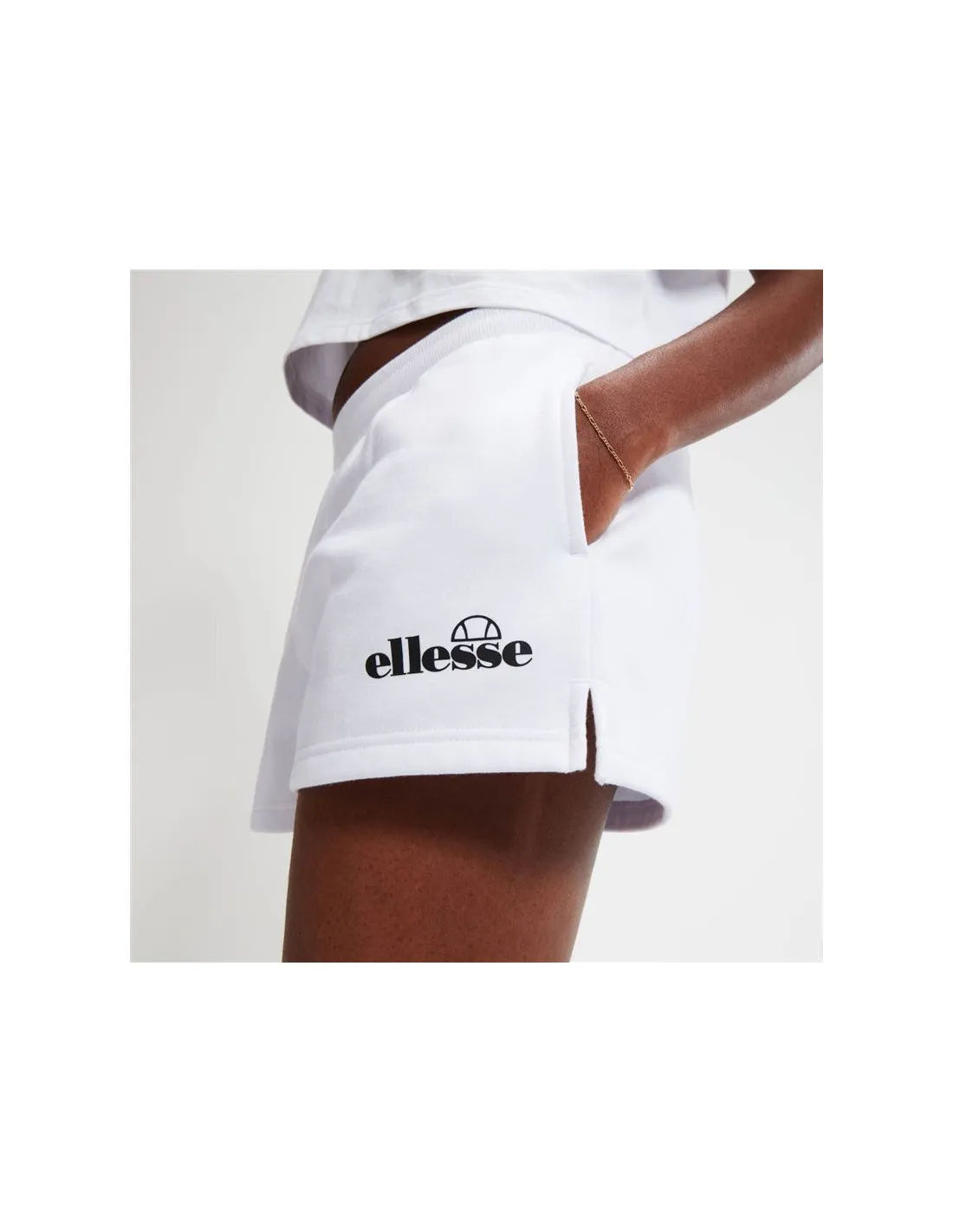 Pantalón Ellesse Kyrana Loopback Short Mujer Blanco