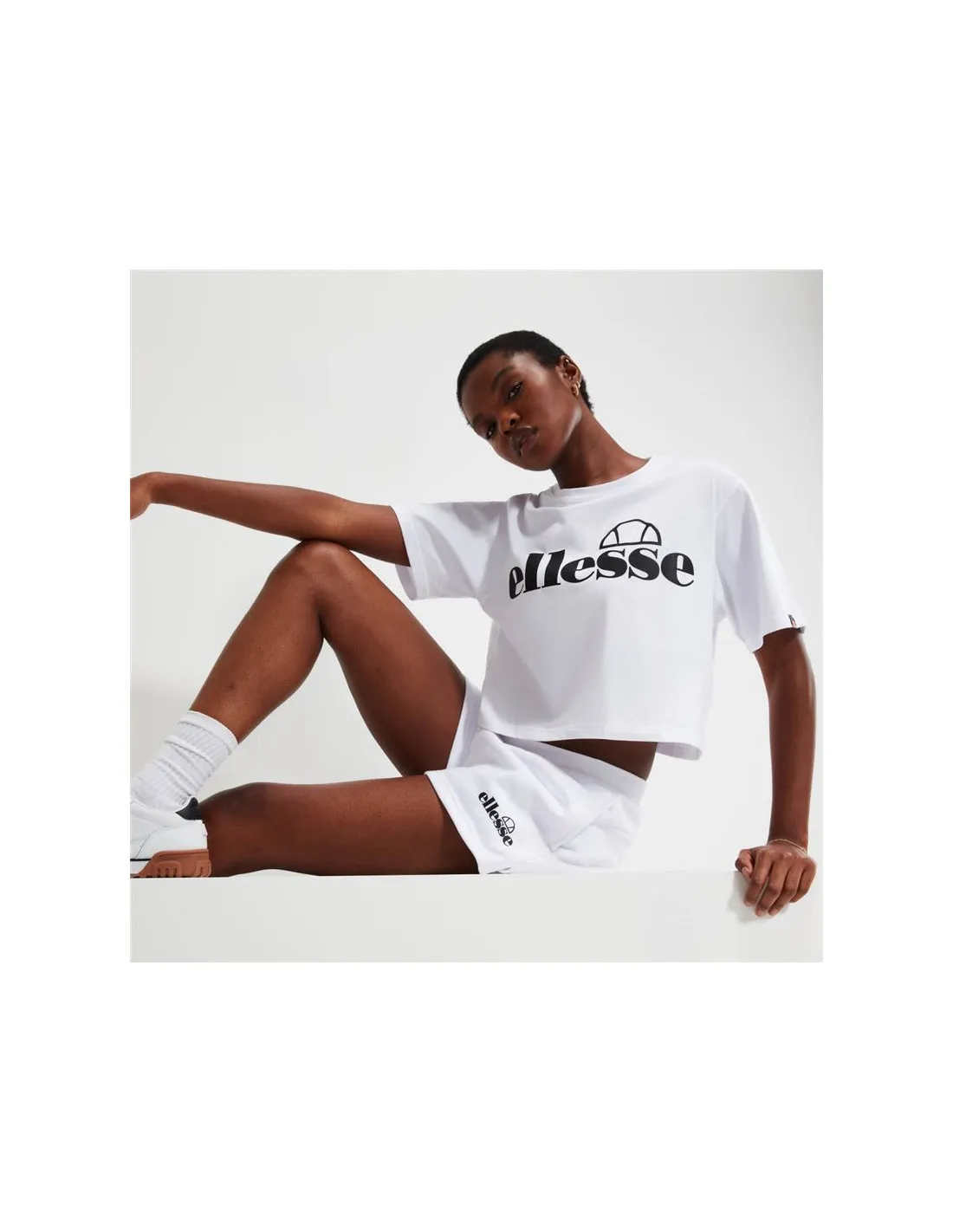 Pantalón Ellesse Kyrana Loopback Short Mujer Blanco