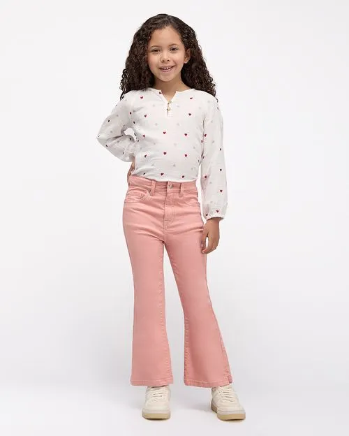 Pantalón Niña Tirsa Rosado Vintage