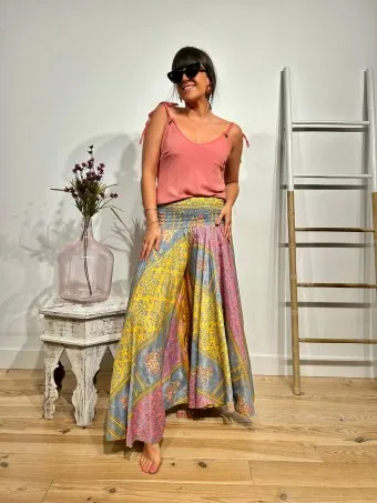 Pantalón Palazzo Estampado GINGBA 08