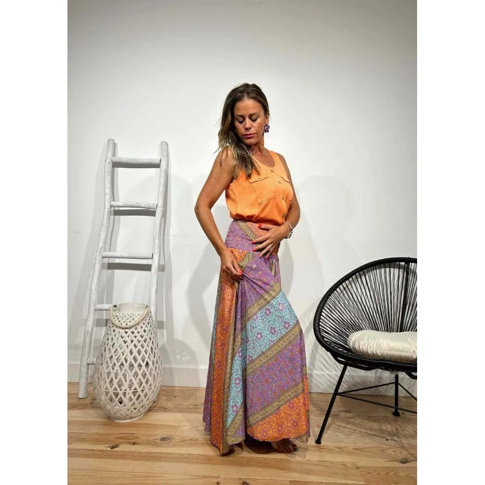 Pantalón Palazzo Estampado GINGBA 19