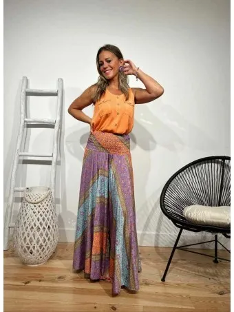 Pantalón Palazzo Estampado GINGBA 19