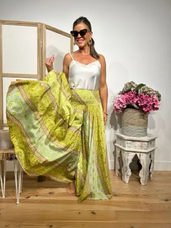 Pantalón Palazzo Estampado GINGBA 21