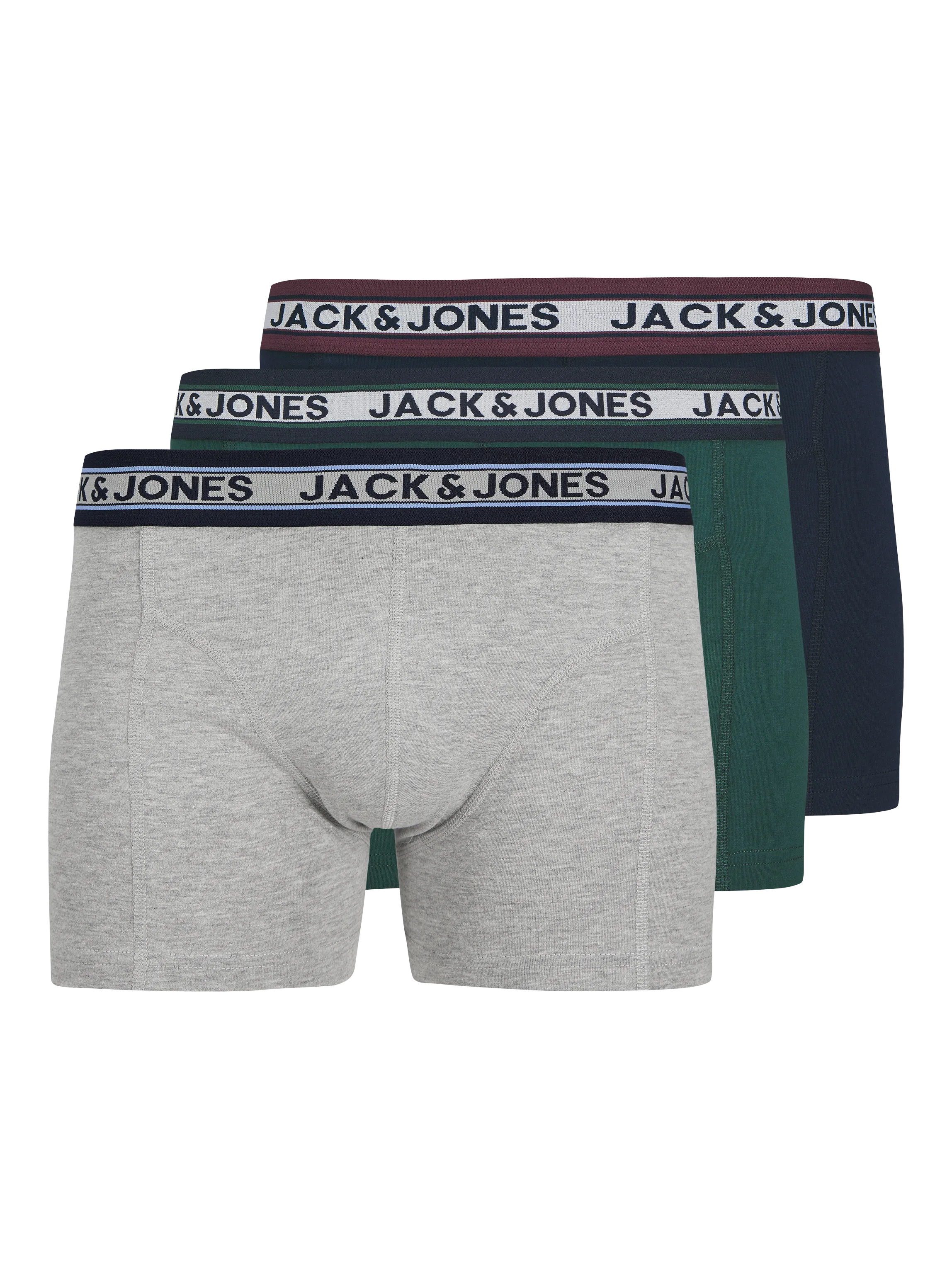 Paquete de 3 Boxers | Verde oscuro | Jack & Jones®