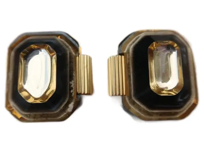 Pendientes antiguos de Pierre Cardin Gold hardware 