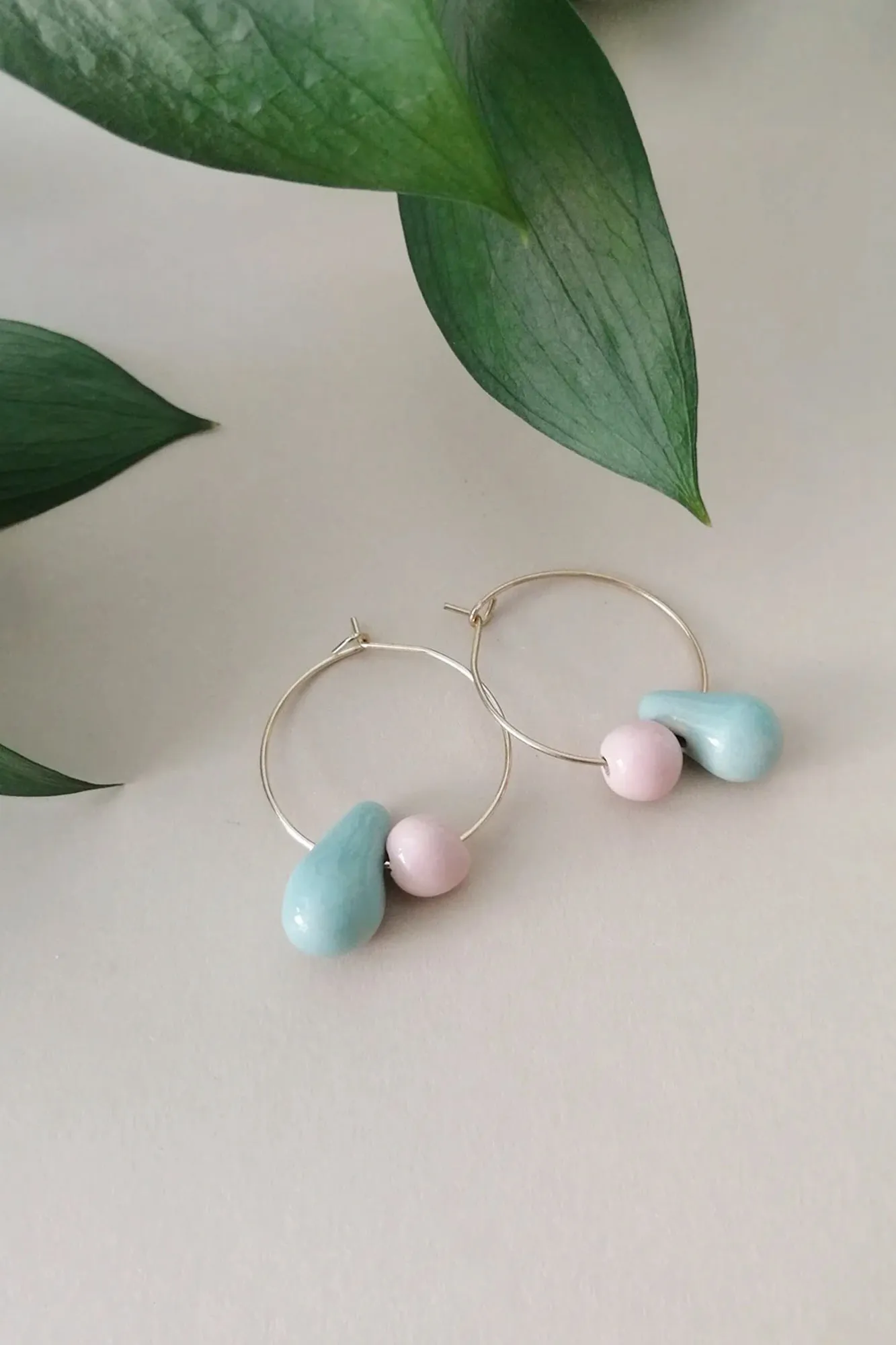 Pendientes de cerámica PERSEIDAS PASTEL