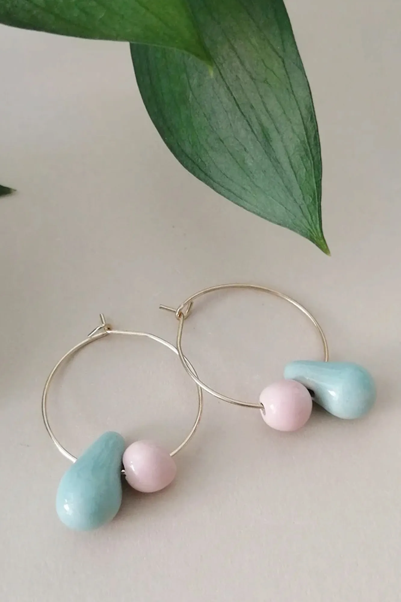 Pendientes de cerámica PERSEIDAS PASTEL
