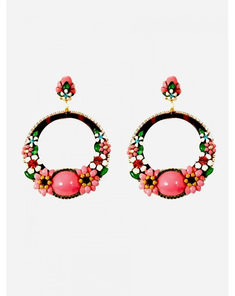 PENDIENTES LARGOS DE FLAMENCA  JOYAS DE BISUTERIA