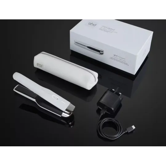 PLANCHA DE PELO GHD UNPLUGGED BLANCA  GHD
