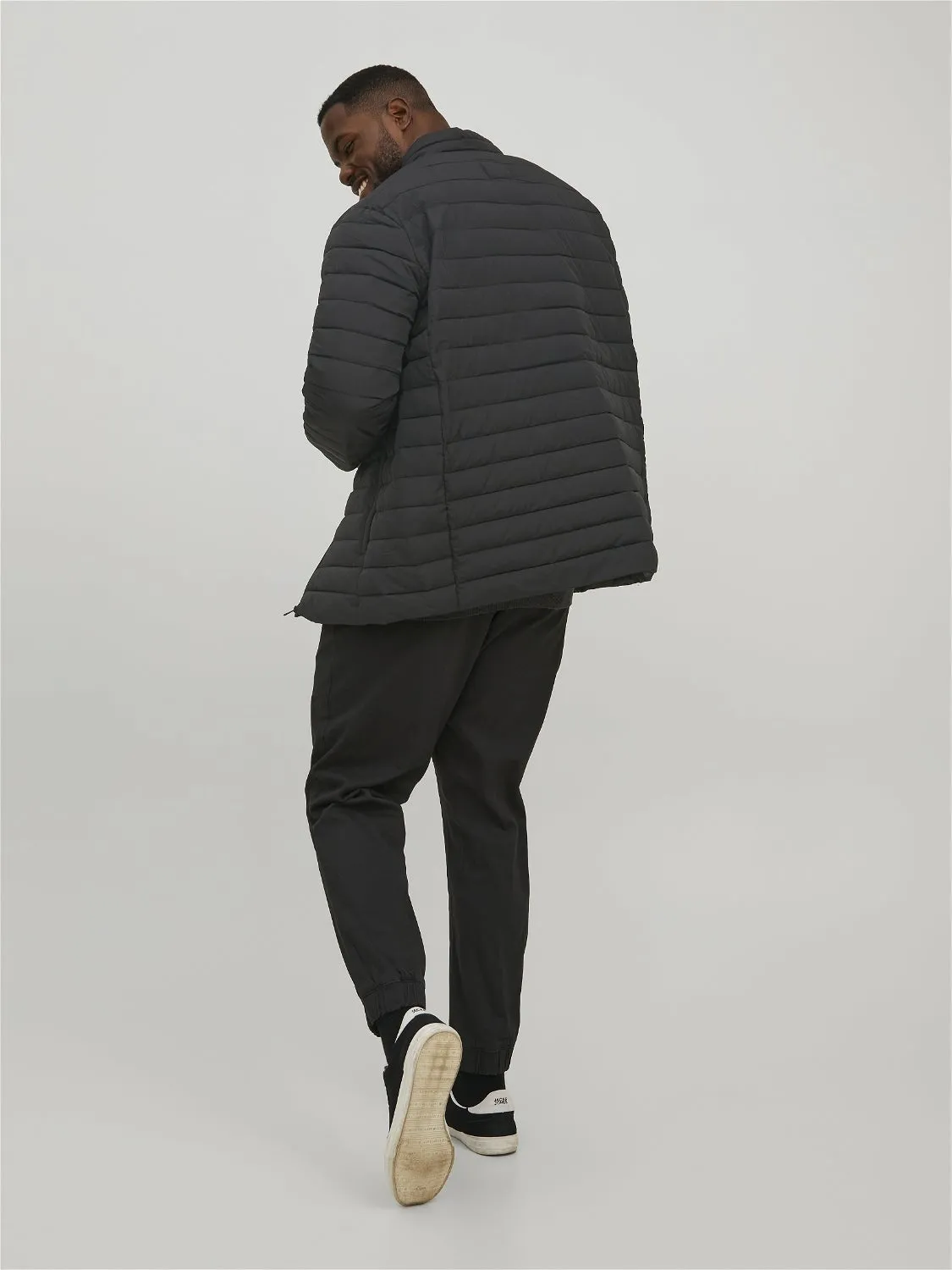 Plus Size Chaqueta corta acolchada | Negro | Jack & Jones®