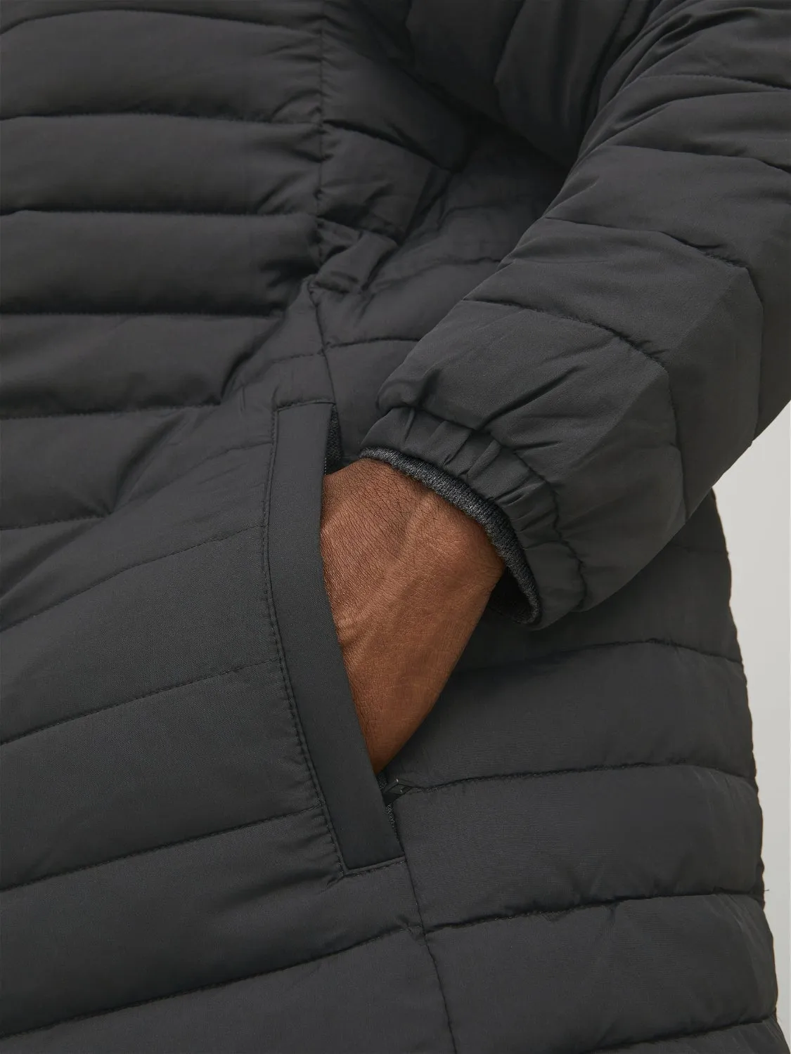 Plus Size Chaqueta corta acolchada | Negro | Jack & Jones®