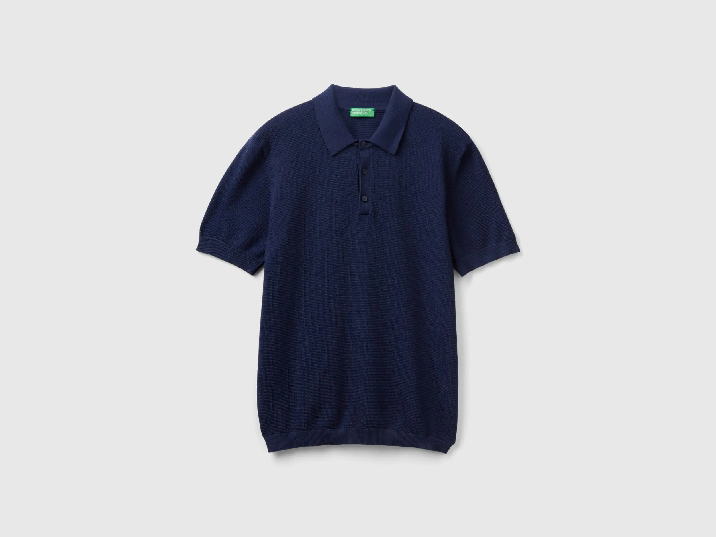 Polo de punto de manga corta