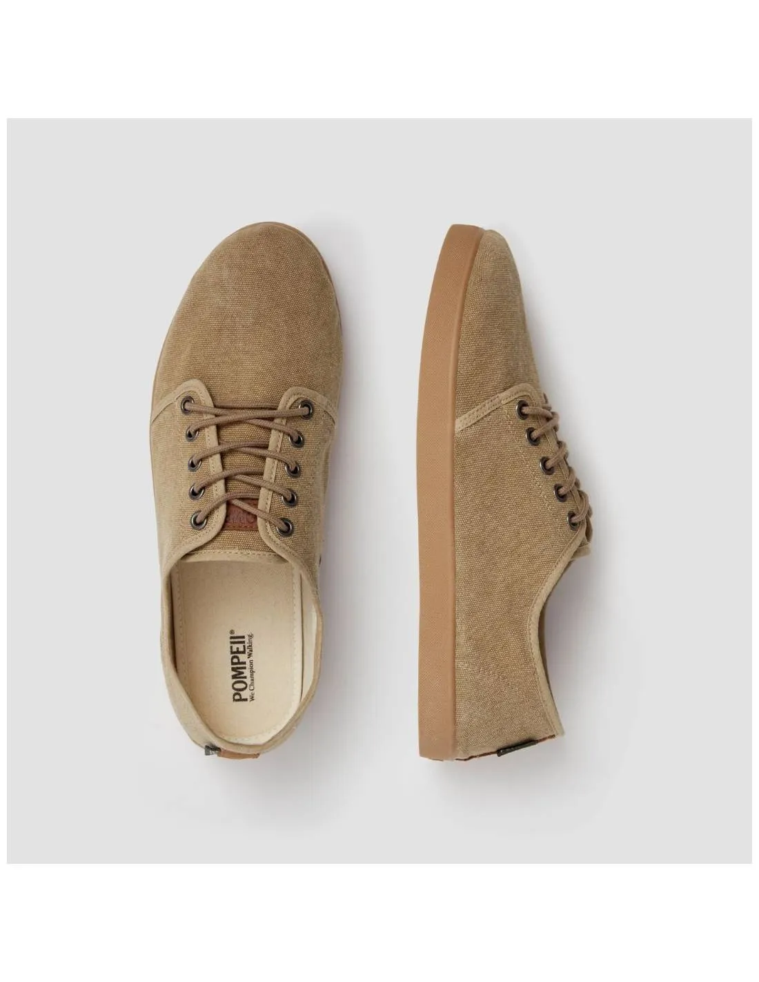 POMPEII  ZAPATILLAS HIGBY SUN CANVAS TAN SIENA