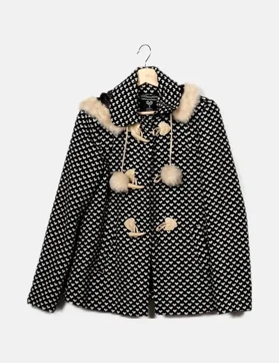Primark Abrigo bicolor combinado