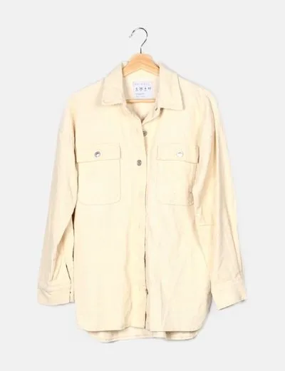 Primark Sobrecamisa pana beige