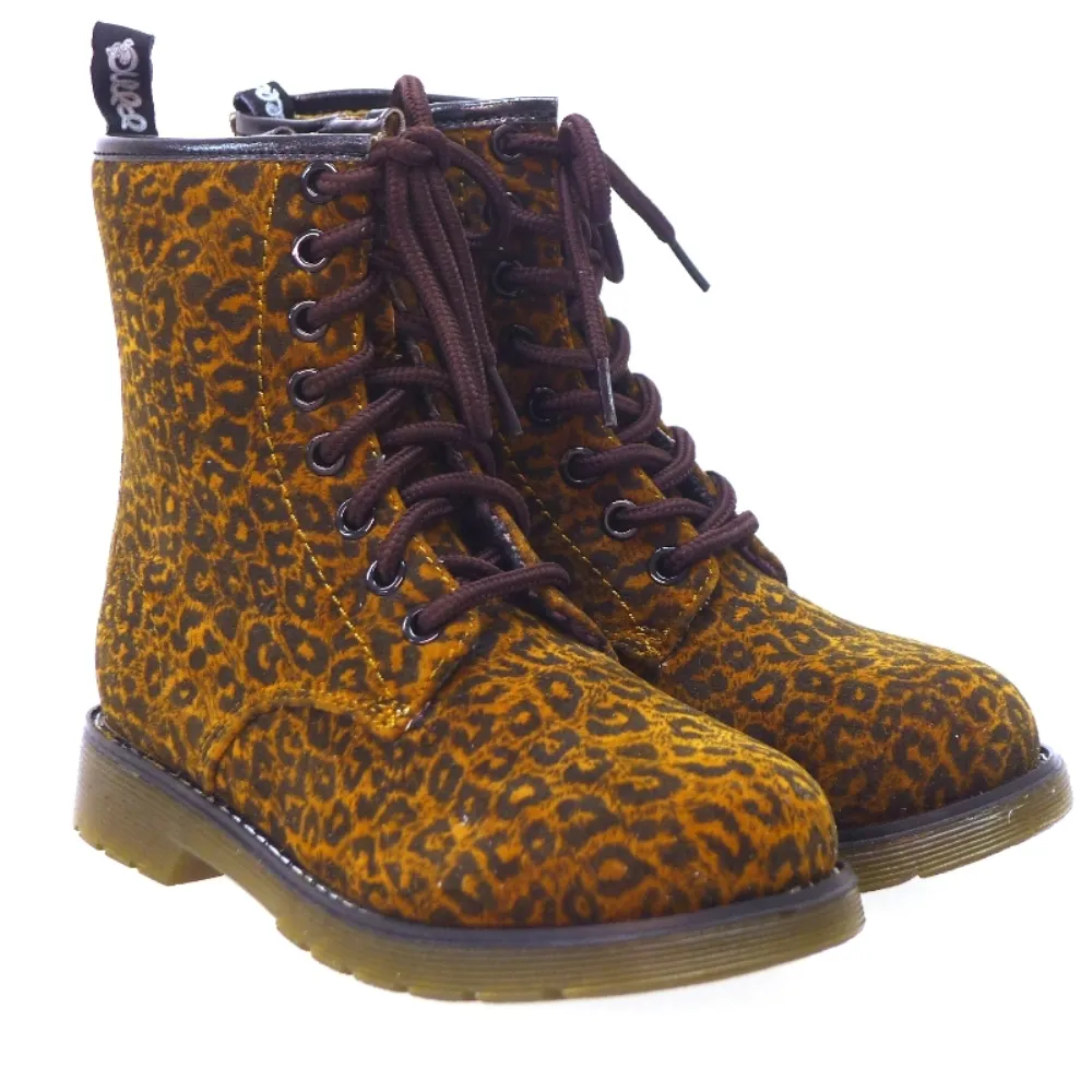 PRIMIGIBotín Militar Cordon Estampado Leopardo Primigi Zowie