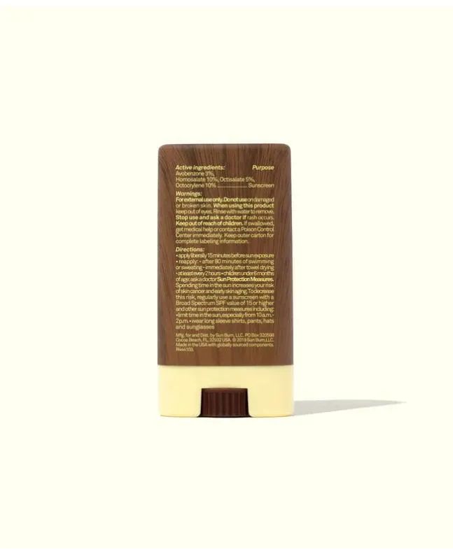 Protector Solar Sun Bum Original SPF 30 Sunscreen Face Stick 15gr
