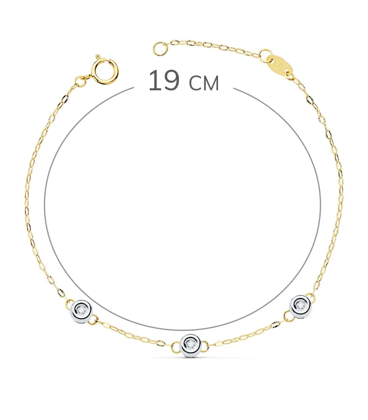 Pulsera Diamantes Delicia Oro 18K 0.045 Qtes.