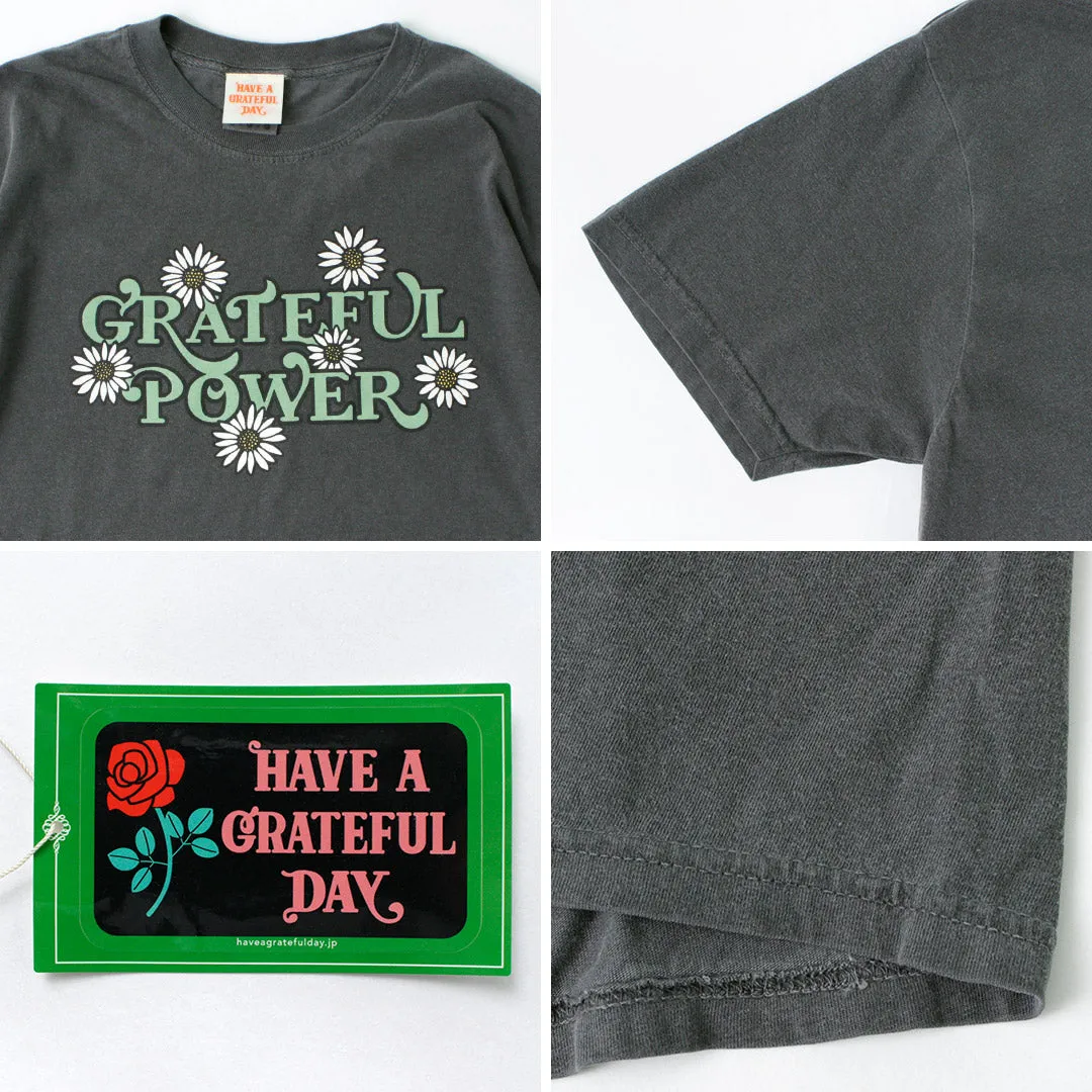 QUE TENGAS UN DíA AGRADECIDO / CAMISETA DE MANGA CORTA POWER#1