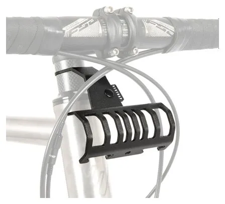 RESTRAP BARRA PARACHOQUES RESTRAP MONTAJE DE BOLSAS DE MANILLAR 11/4'' NEGRO