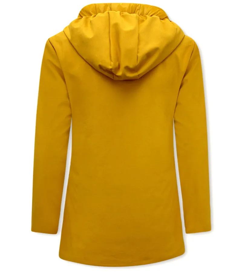 REVERSIBLES PARKAS MUJER CON CAPUCHA  2161GL  AMARILLO