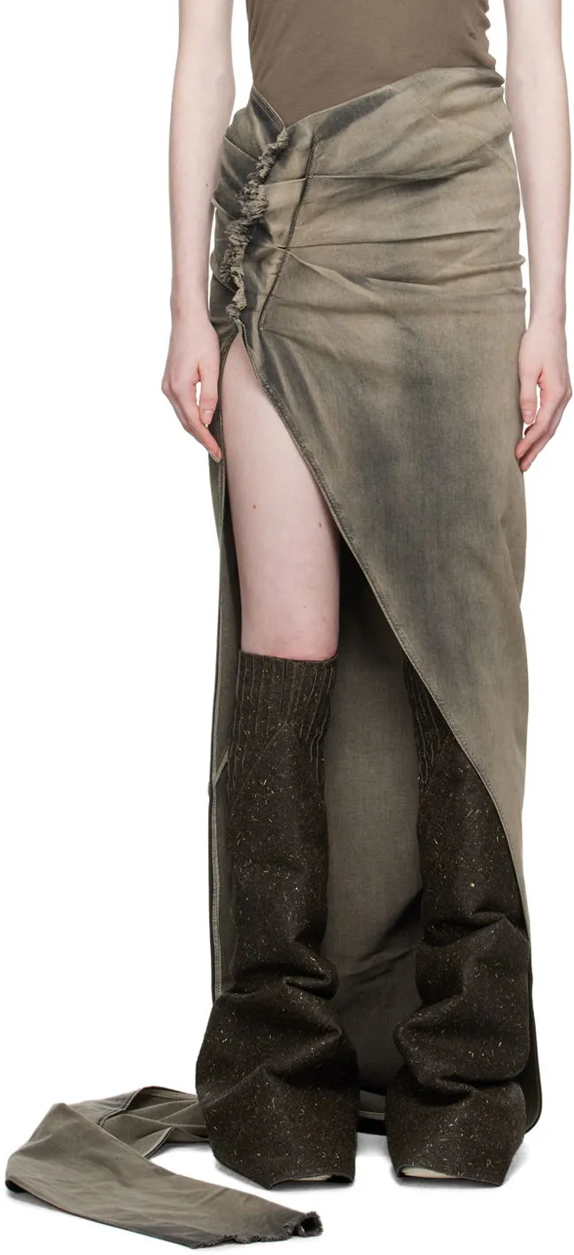 Rick Owens DRKSHDW Edfu Maxi Skirt