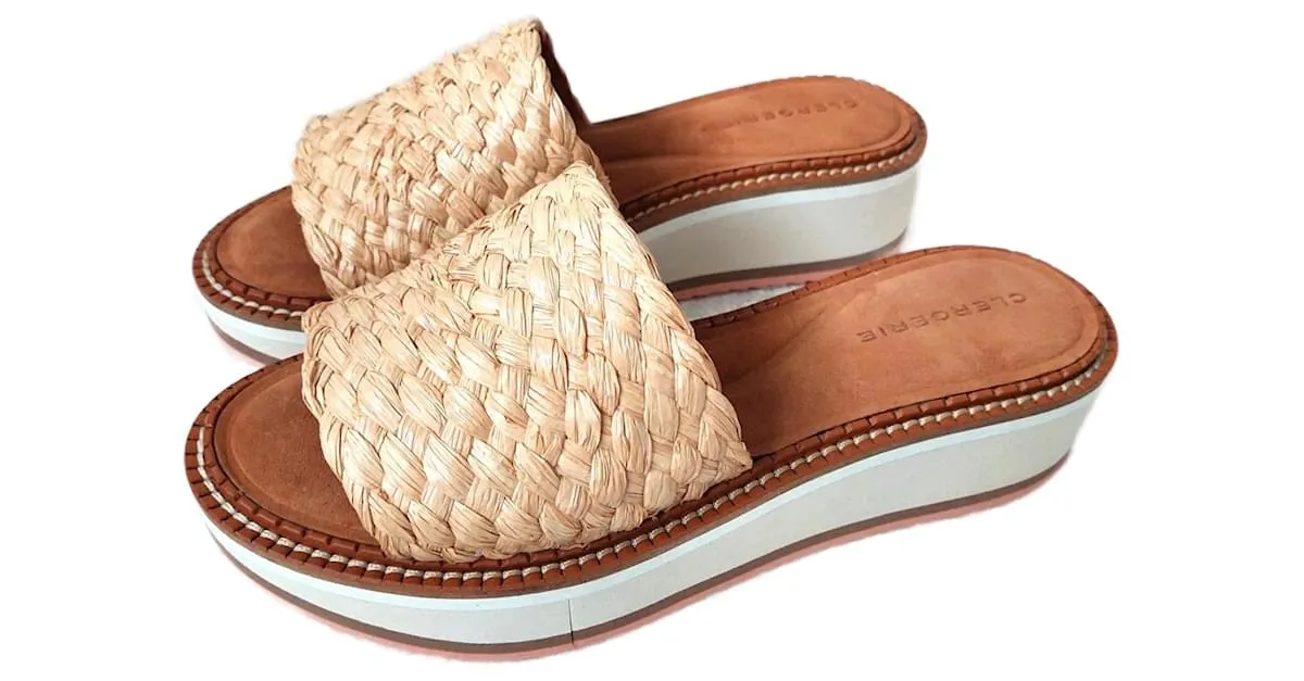 Robert Clergerie Mulas Fleurine Beige 