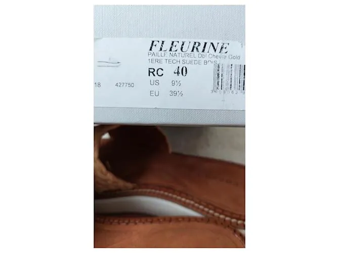 Robert Clergerie Mulas Fleurine Beige 