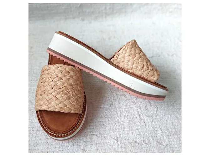 Robert Clergerie Mulas Fleurine Beige 