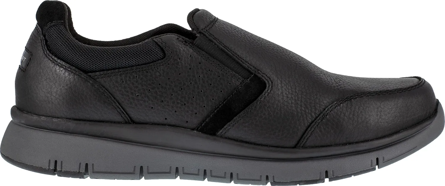 ROCKPORT WORKS Zapato de trabajo informal con elßsticos laterales SD con puntera de acero, negro, de hombre, Rockport Primetime