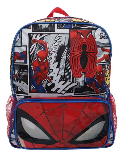 Ruz Mochila Escolar Moda Casual Marvel Spider Man Niño 87167 Color Marino Diseño de la tela No aplica