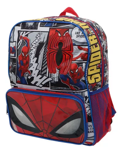 Ruz Mochila Escolar Moda Casual Marvel Spider Man Niño 87167 Color Marino Diseño de la tela No aplica