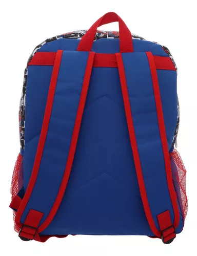 Ruz Mochila Escolar Moda Casual Marvel Spider Man Niño 87167 Color Marino Diseño de la tela No aplica