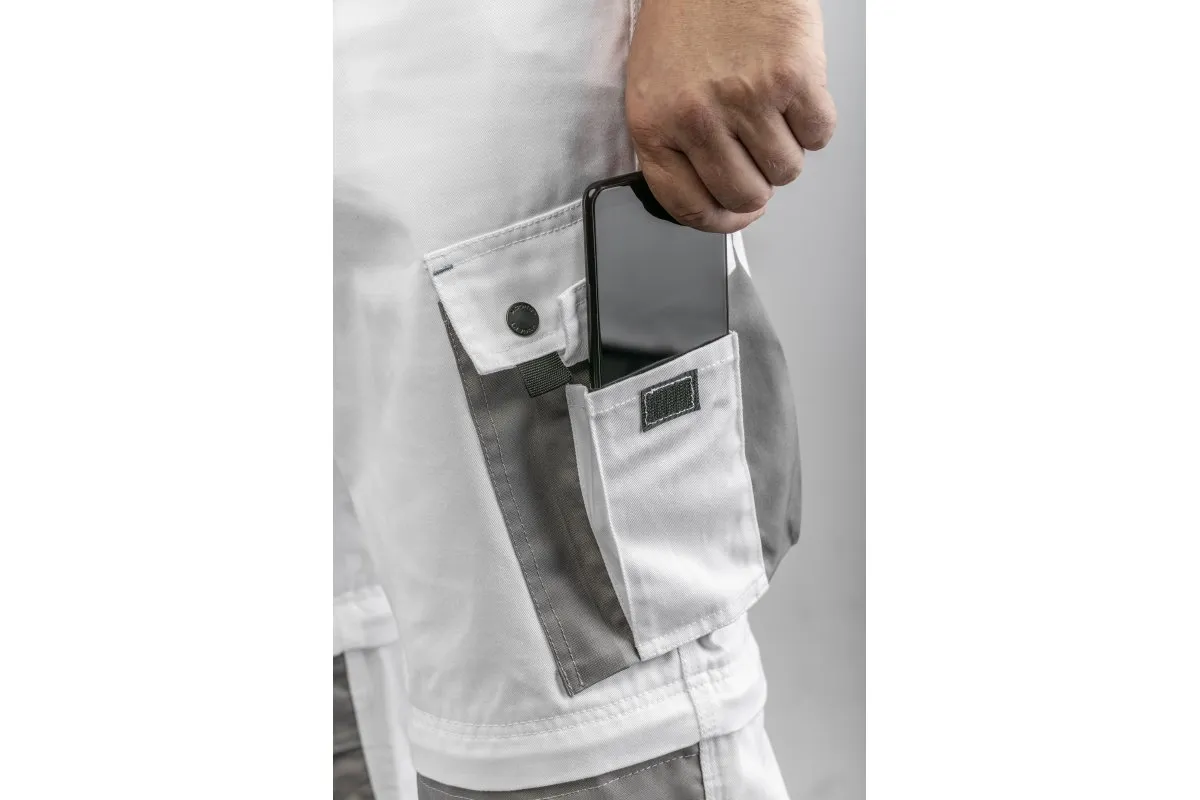 SALM pantalones de seguridad blancos S (48)