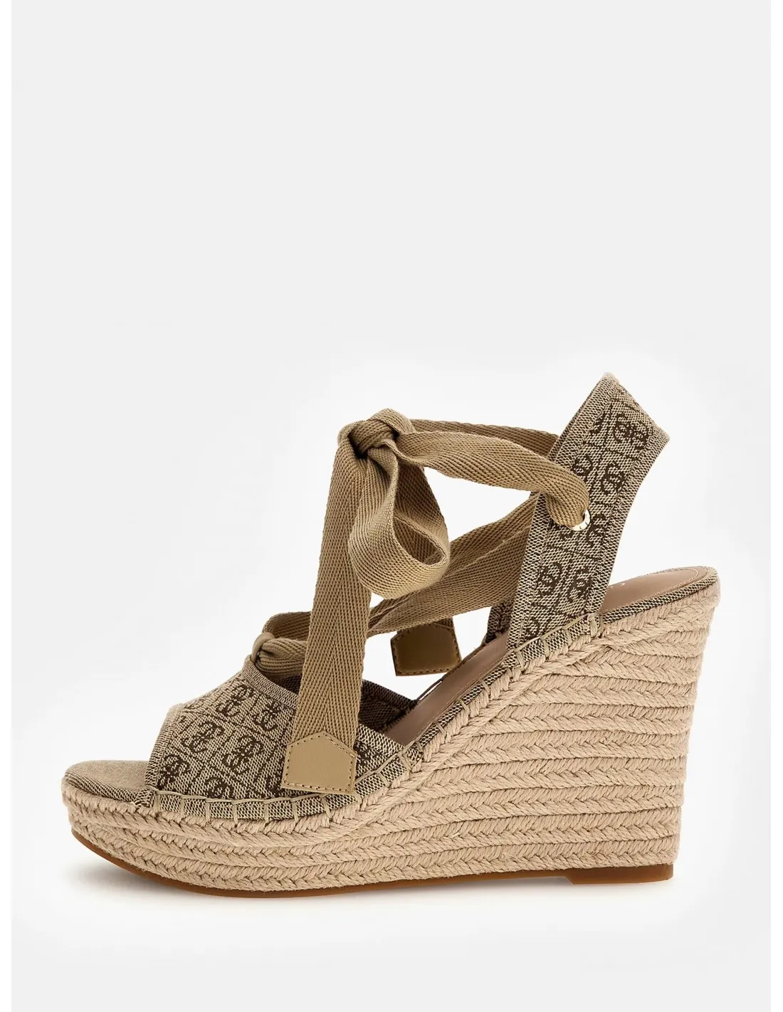 Sandalia con plataforma Halona con logo 4g de Guess