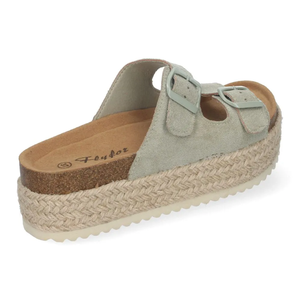 Sandalia de Plataforma para Mujer Cómodas y Elegantes Forradas de Yute con Planta Anatómica y Cierre