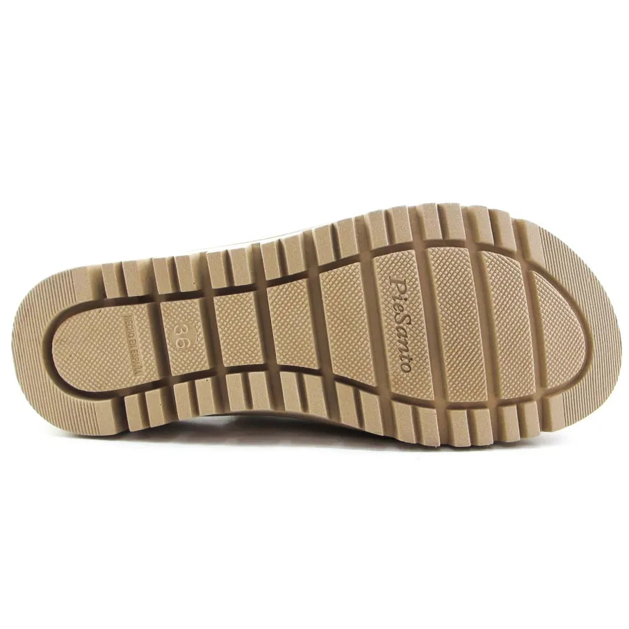SANDALIA PIE SANTO MUJER BEIG