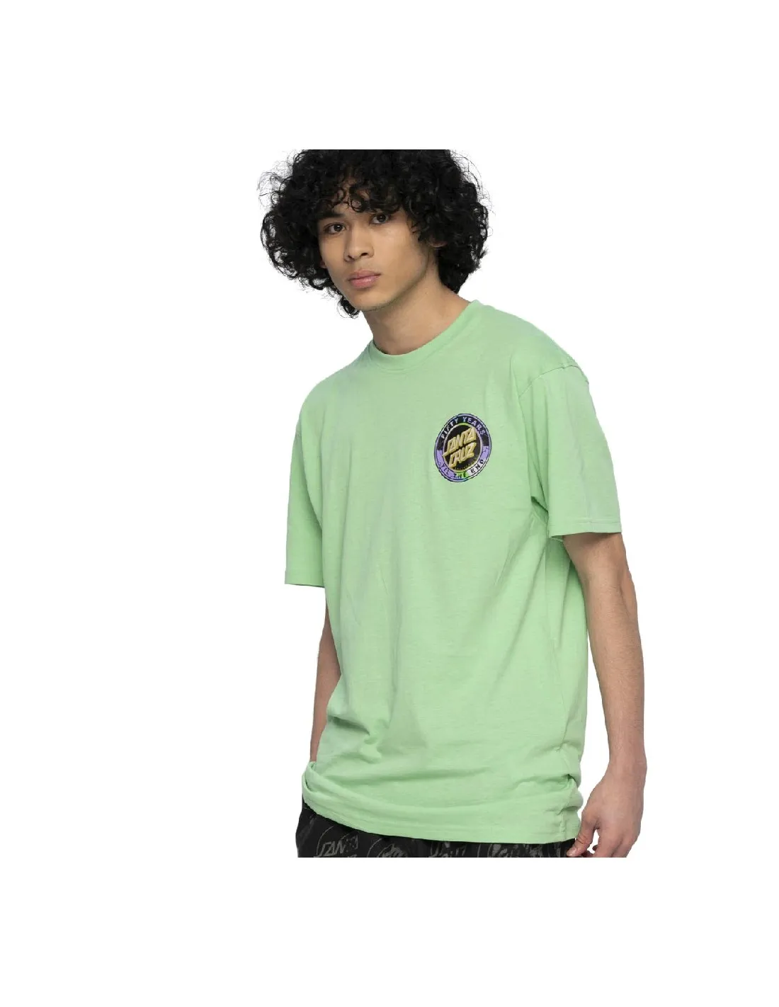 SANTA CRUZ 50TH TEE DOT APPLE MINT