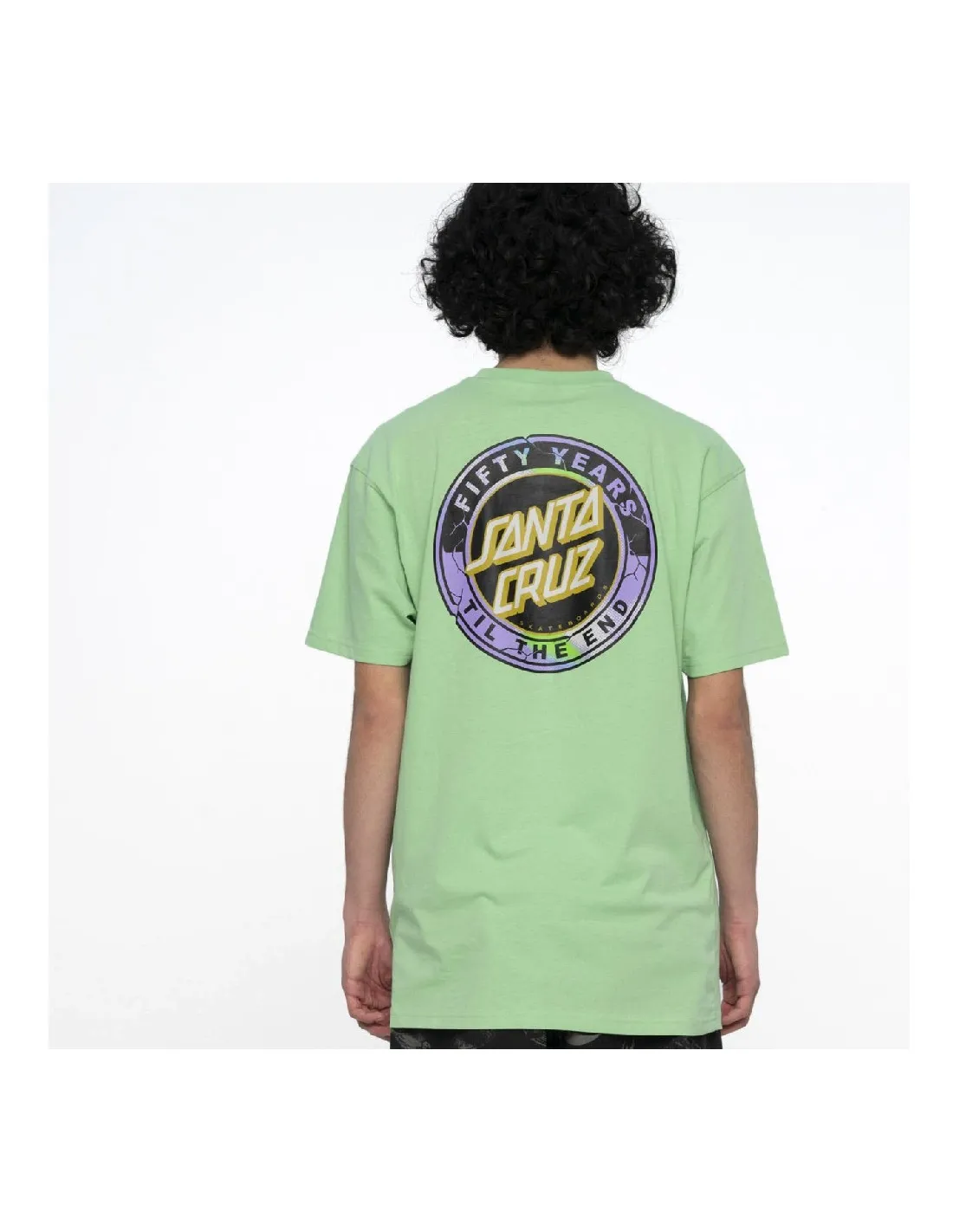 SANTA CRUZ 50TH TEE DOT APPLE MINT