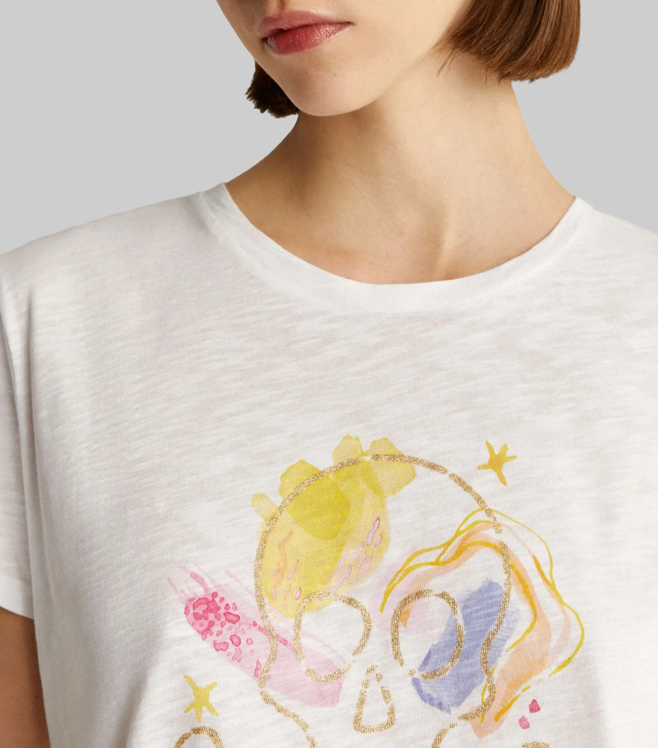 Scalpers Playera Cuello Redondo Manga Corta Mujer