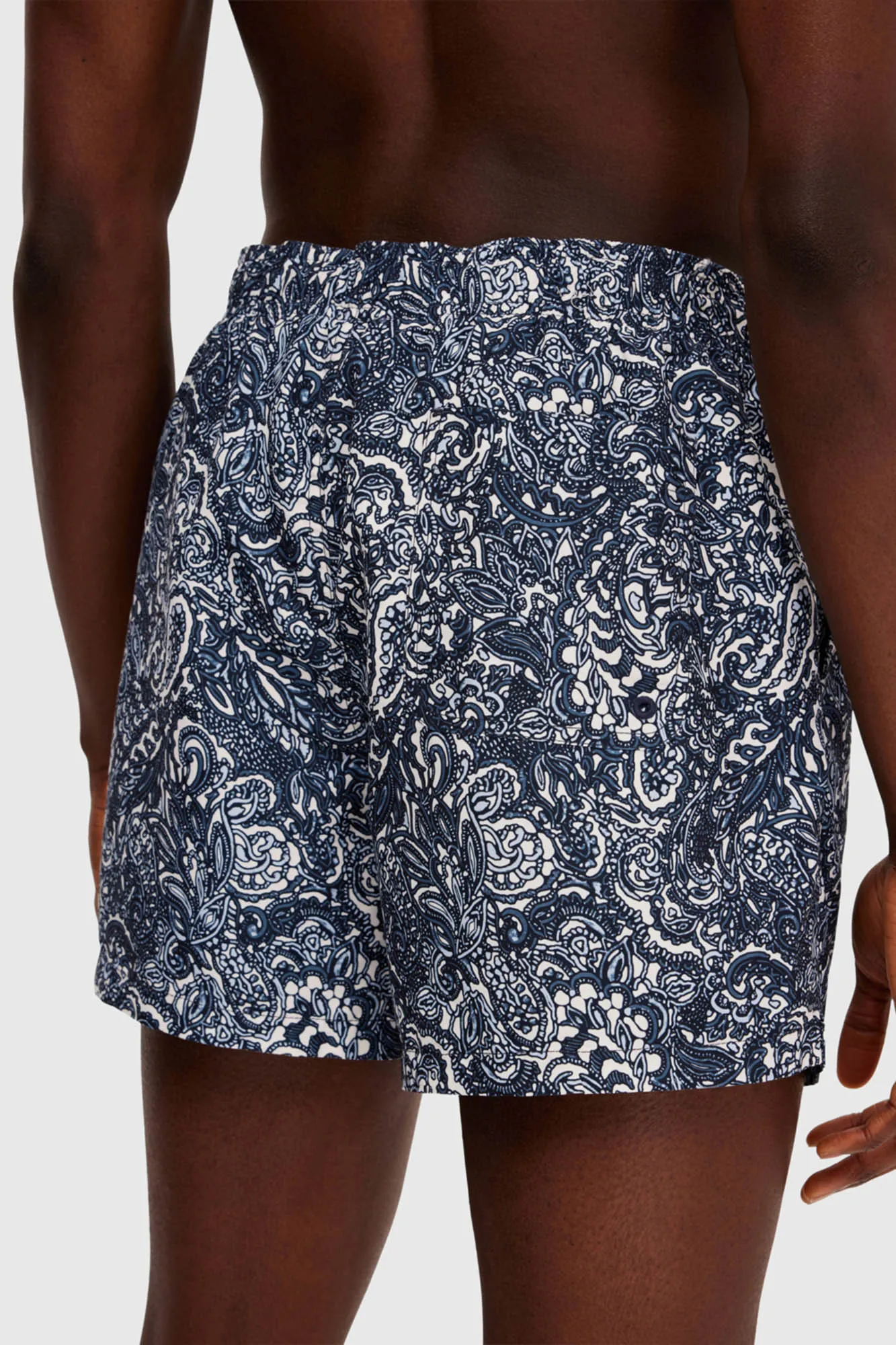 Selected Bañador estampado con cintura elástica.