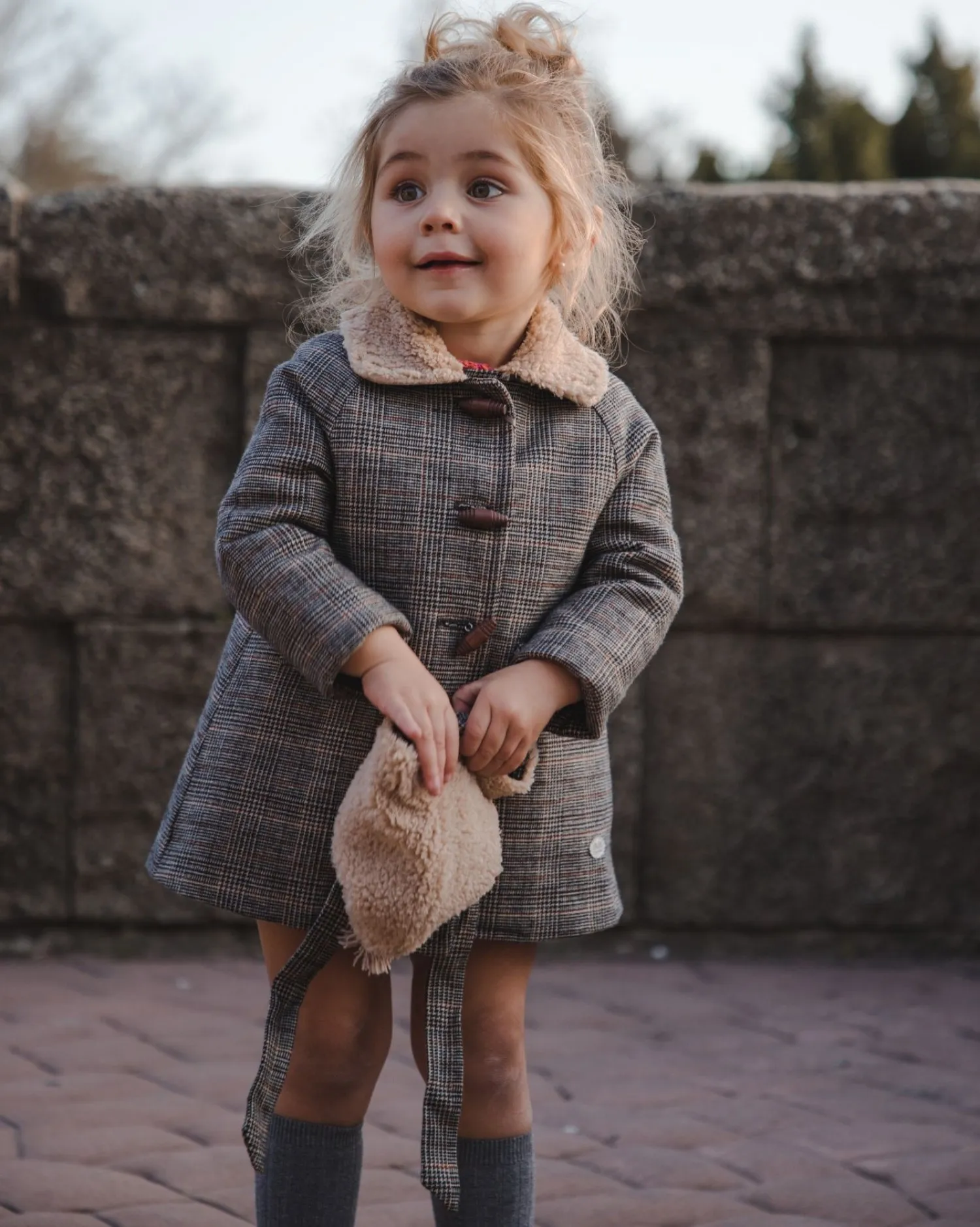 Set for girl coat and bonnet London by josé varón