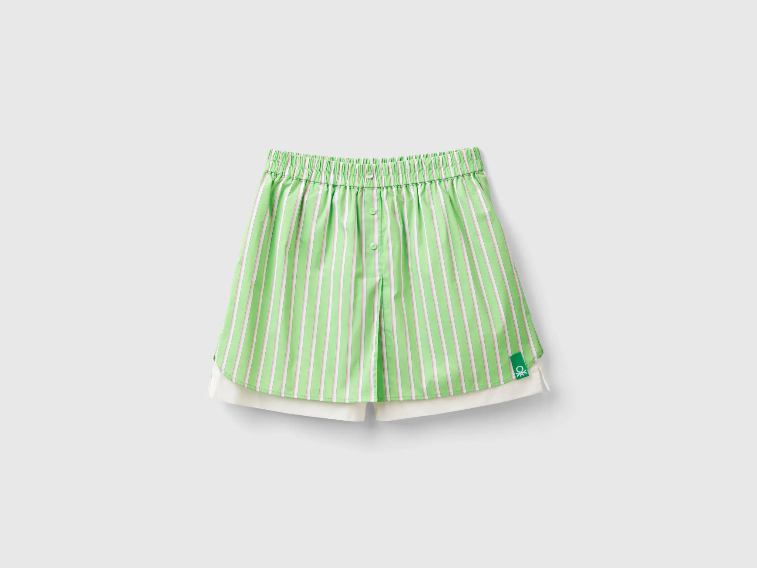 Shorts bóxer de rayas