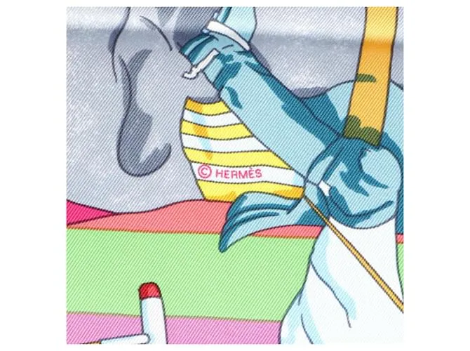 Silk In Carré Hermès Multicolor 